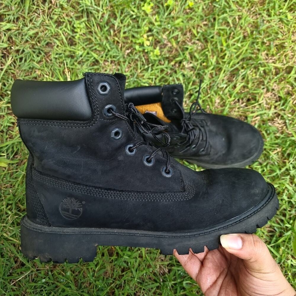 Black Timberland Boots Size 5.5